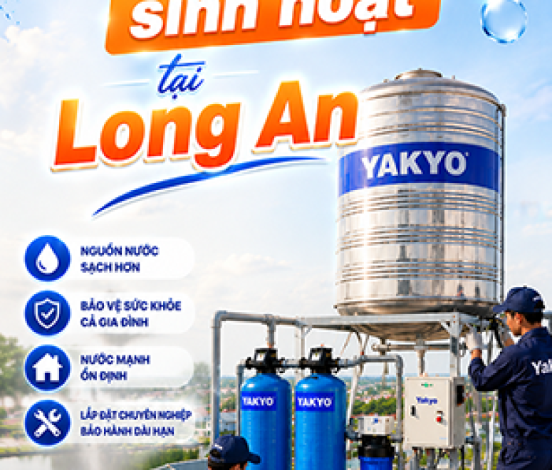 Lắp  đặt hệ lọc nước sinh hoạt tại Long An